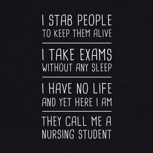 Funny Nursing Student | Nursing School Quote by Wizardmode